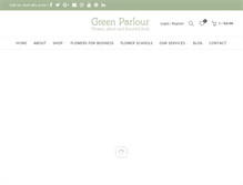 Tablet Screenshot of greenparlour.com